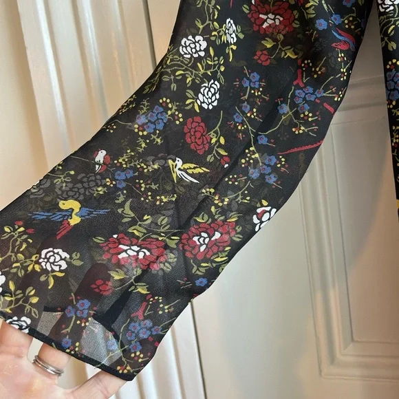 Madewell Finch Floral Wrap Dress - Picture 5 of 7